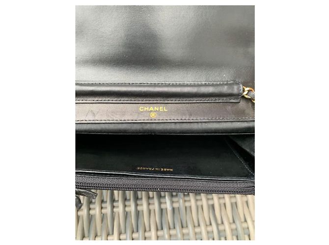 Chanel Portafoglio su catena foderato c Nero - vista 14