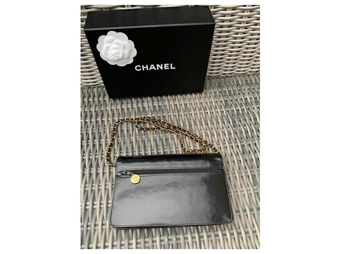 Chanel Portafoglio su catena foderato c Nero - vista 4