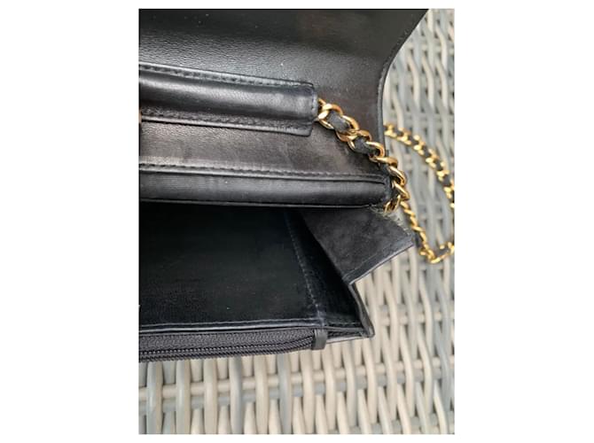 Chanel Portafoglio su catena foderato c Nero - vista 8