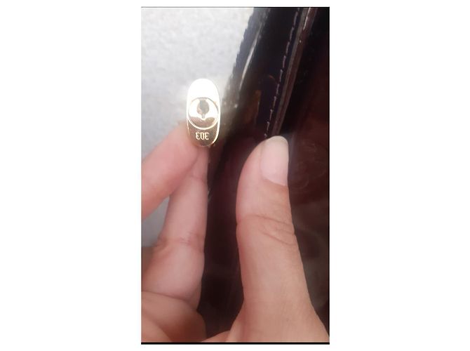 Beverly Borsa a mano Louis Vuitton Melrose Amaranth Pelle Marrone Scuro - vista 9