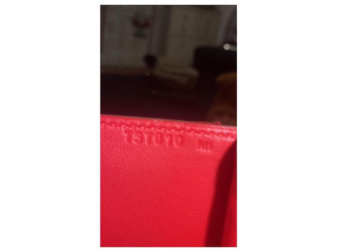 Borsa a mano Hermès Constance in pelle rossa Rosso - vista 2