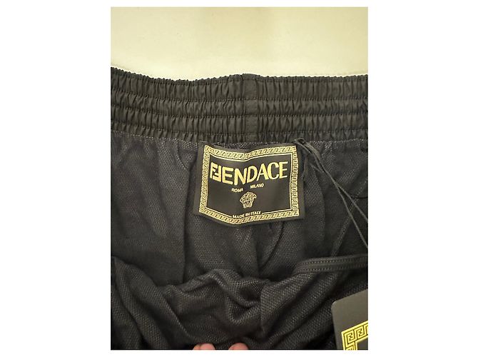 Versace Calções de banho Fendace - vista 3