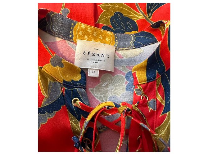 Top de viscosa SéZane Multicolor - vista 5