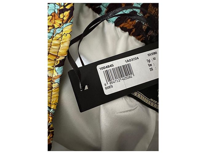 Versace Pantaloncini in seta Fendace - vista 4