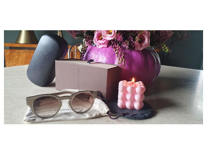 Gafas de sol Louis Vuitton Gris Bronce - vista 7