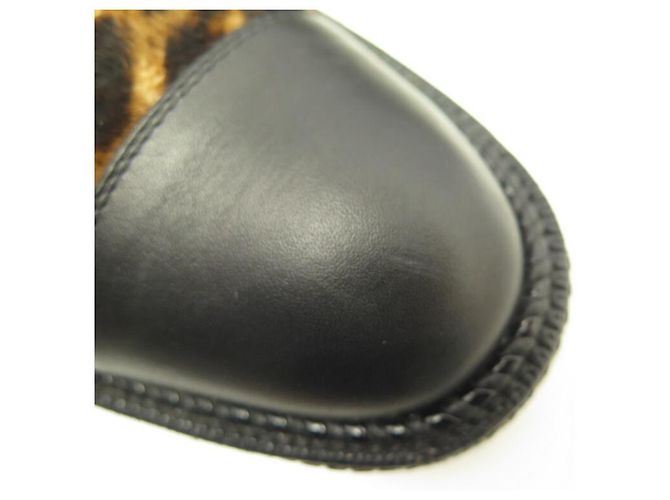 SCARPE CHRISTIAN LOUBOUTIN RICHELIEU LATCHO UNCHARGED 38 Pelle di puledro - vista 6