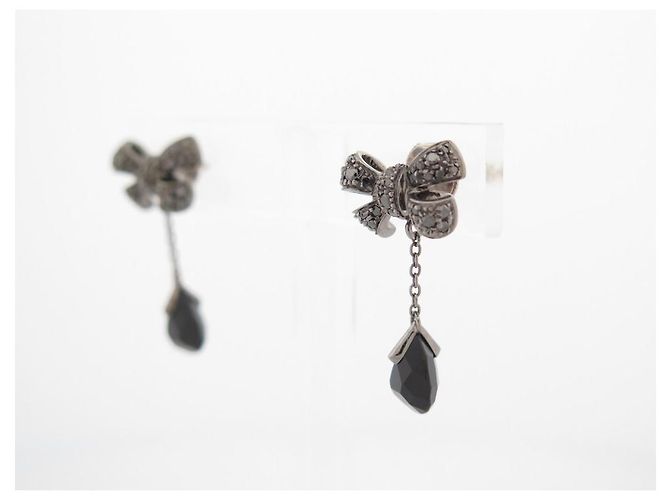 ORECCHINI POMELLATO FOREVER CON ONICE NERA E DIAMANTI - vista 2