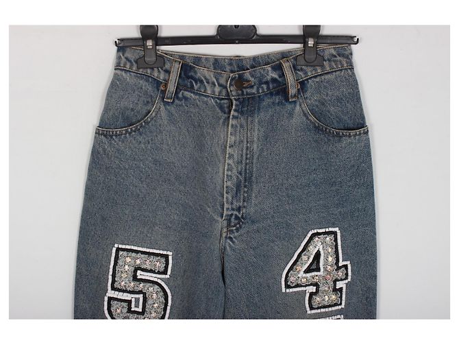 Autre Marque Jeans Ashish blu in cotone XS - vista 5