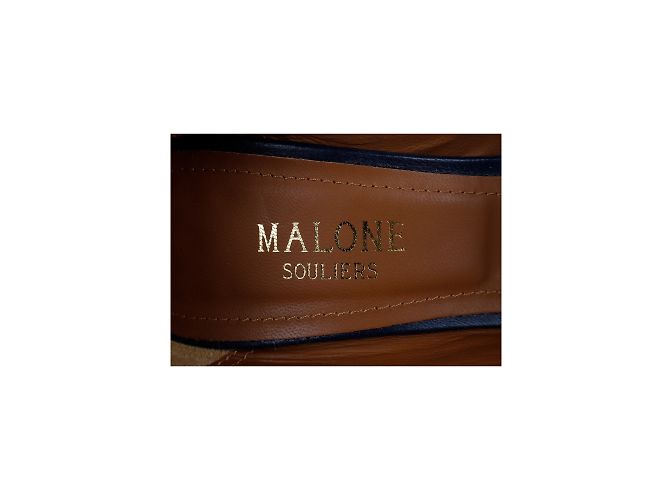 Autre Marque Talons à lacets en python Malone Souliers Bleu - vue 8