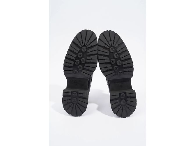 Mocassini Chanel in pelle nera EU 38 / UK 5 Nero - vista 7