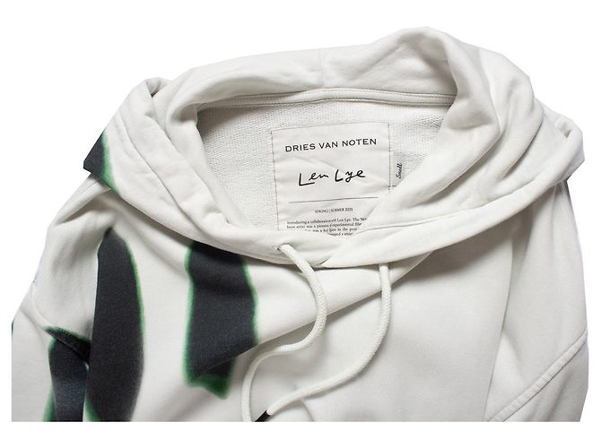 Dries van Noten x Len Lye, sudadera blanca con estampado Blanco - vista 6