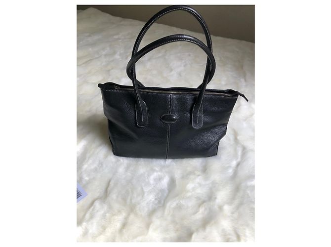 Bolso de mano Tod's Holly en cuero negro - vista 11