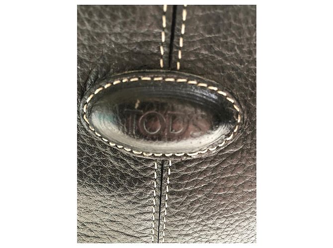 Bolso de mano Tod's Holly en cuero negro - vista 2