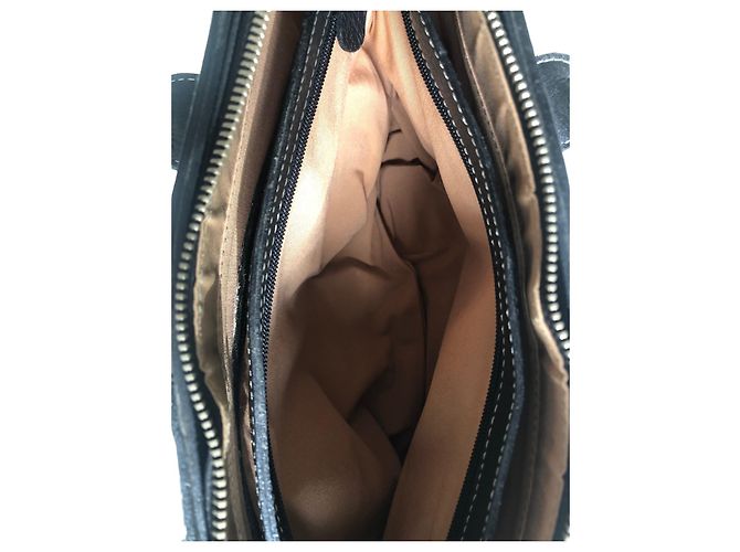 Bolso de mano Tod's Holly en cuero negro - vista 4