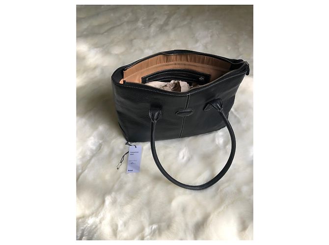 Bolso de mano Tod's Holly en cuero negro - vista 6