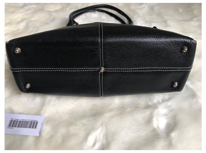 Bolso de mano Tod's Holly en cuero negro - vista 8