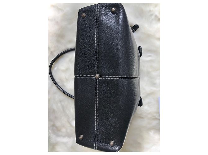 Bolso de mano Tod's Holly en cuero negro - vista 9