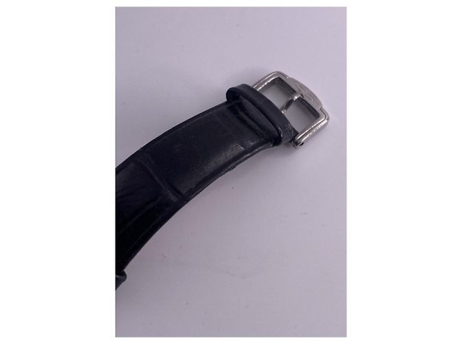 Balenciaga Silver Leather Quartz Watch Black Silvery - view 3