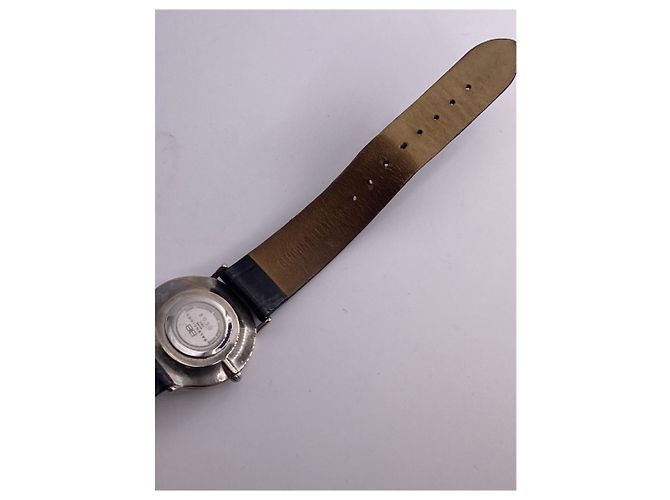 Balenciaga Silver Leather Quartz Watch Black Silvery - view 5