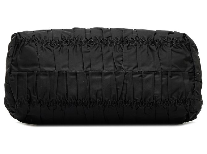 Borsa tote in tessuto Gaufre nera Prada Nero - vista 4