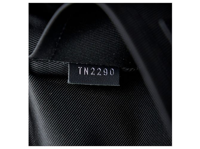 Louis Vuitton Monogram Marrone Macassar Discovery Pochette GM Nero - vista 7