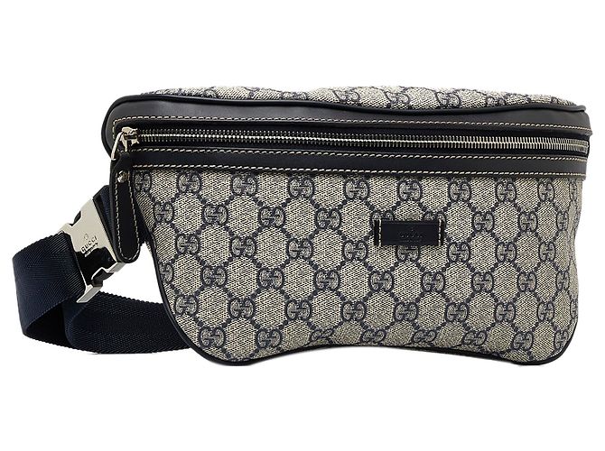 Marsupio Gucci GG Supreme grigio - vista 2