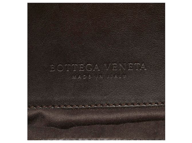 Bottega Veneta Borsa a Tracolla Marrone Intrecciato Marrone scuro - vista 6