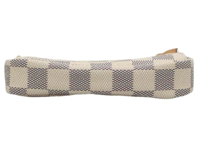 Accessori per mini pochette Louis Vuitton Damier Azur bianco - vista 4