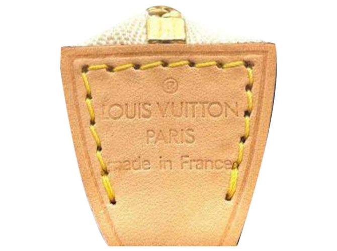 Accessori per mini pochette Louis Vuitton Damier Azur bianco - vista 6