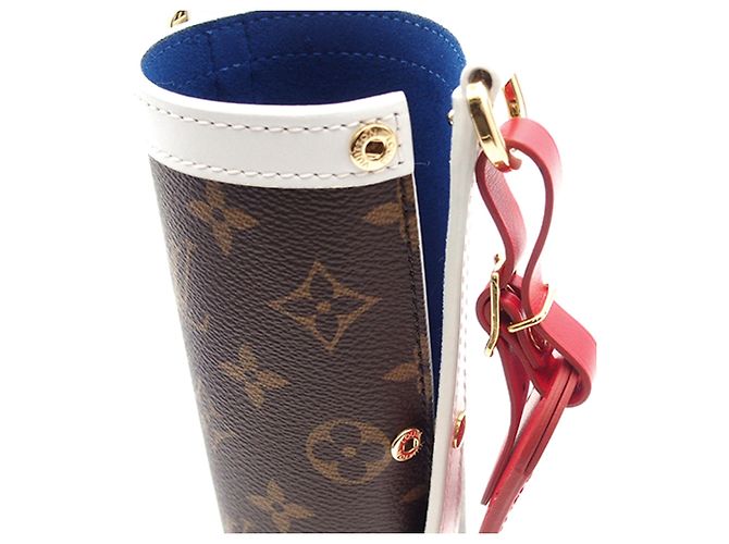 Porta petaca Louis Vuitton marrón x NBA Mongoram Castaño - vista 5