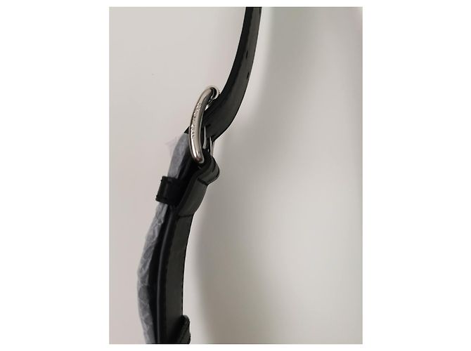 Borsa messenger Marc Jacobs in pelle nera Nero Silver hardware - vista 11