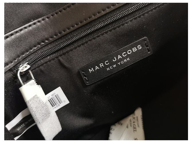Borsa messenger Marc Jacobs in pelle nera Nero Silver hardware - vista 14