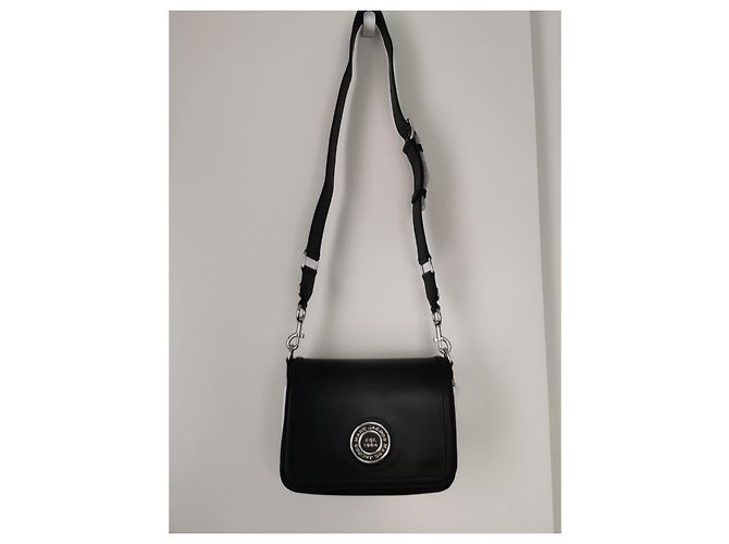Borsa messenger Marc Jacobs in pelle nera Nero Silver hardware - vista 2