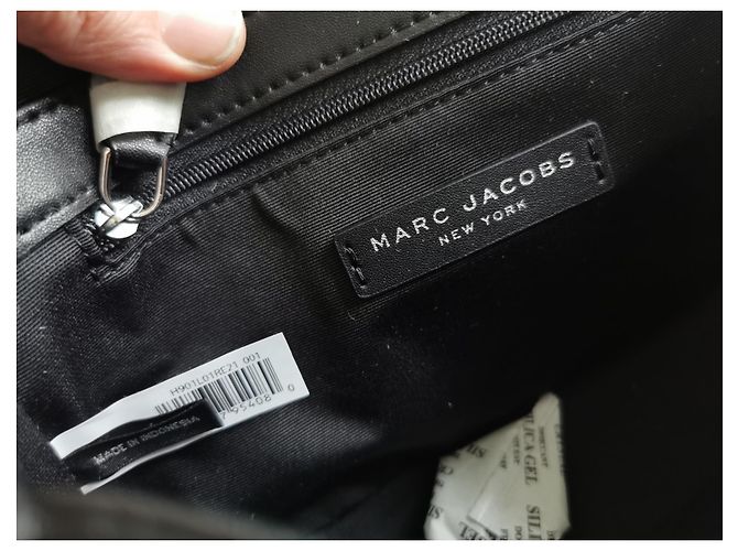 Borsa messenger Marc Jacobs in pelle nera Nero Silver hardware - vista 7