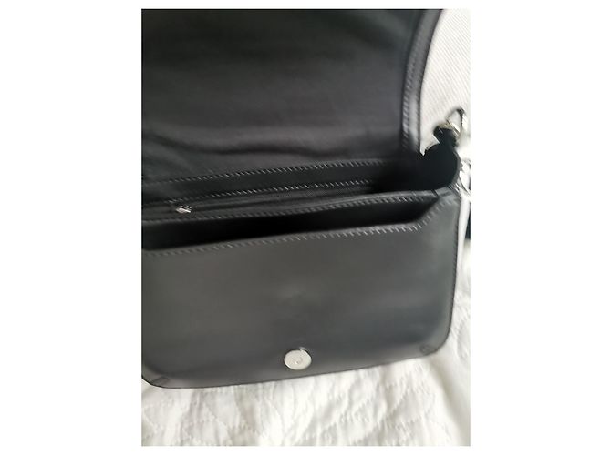 Borsa messenger Marc Jacobs in pelle nera Nero Silver hardware - vista 8