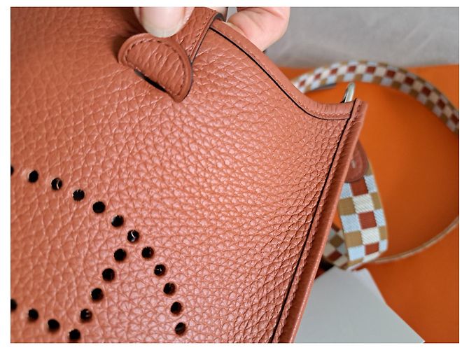 Hermès Evelyne 16 Mini Amazone Rame Pelle - vista 2