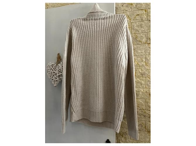 Autre Marque Gutteridge Pullover in Creme Wolle und Acryl Aus weiß - Ansicht 2