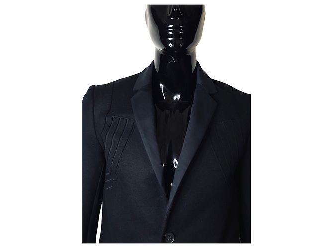 Dirk Bikkenbergs Giacca Dirk Bikkembergs in lana e cashmere Nero - vista 2