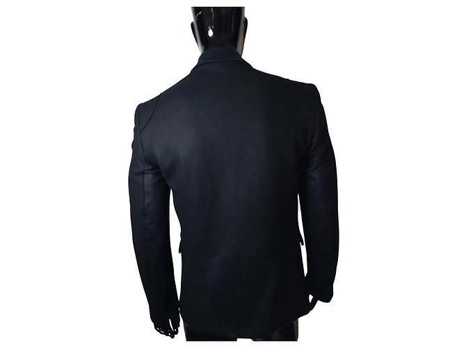 Dirk Bikkenbergs Giacca Dirk Bikkembergs in lana e cashmere Nero - vista 5