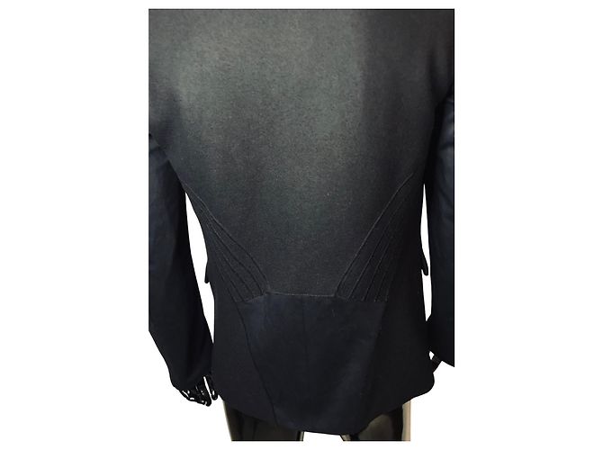 Dirk Bikkenbergs Giacca Dirk Bikkembergs in lana e cashmere Nero - vista 7