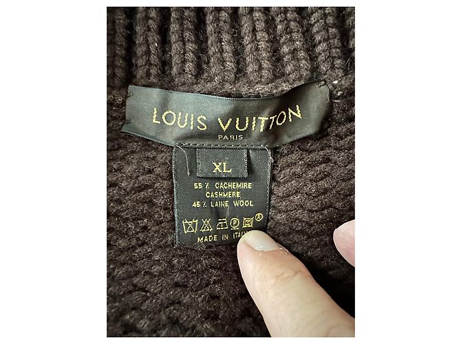 Louis Vuitton Bomberjacke aus Strick Braun - Ansicht 4