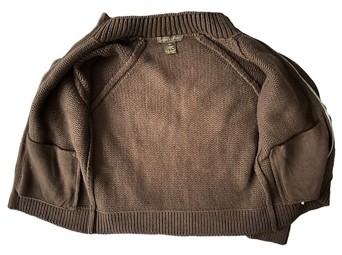Louis Vuitton Bomberjacke aus Strick Braun - Ansicht 5