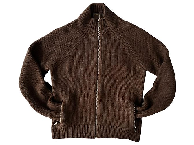 Louis Vuitton Bomberjacke aus Strick Braun - Ansicht 6