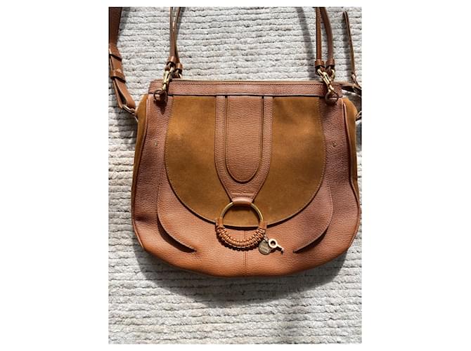 See by Chloé Borsa a mano con tracolla e tracolla Caramello Cammello - vista 3