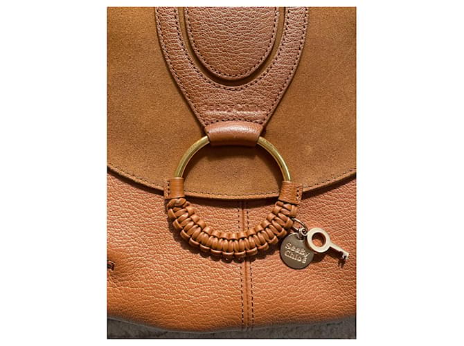 See by Chloé Borsa a mano con tracolla e tracolla Caramello Cammello - vista 4