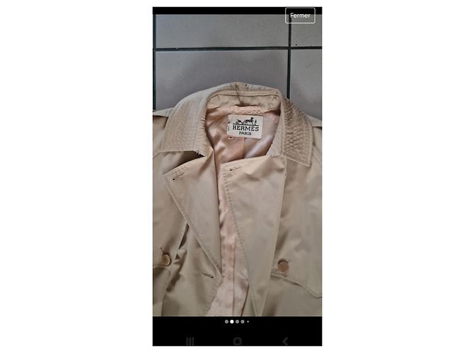 Hermès Hermes trench coat very good condition barely worn Beige - view 12