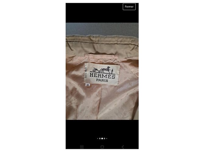 Hermès Hermes trench coat very good condition barely worn Beige - view 21