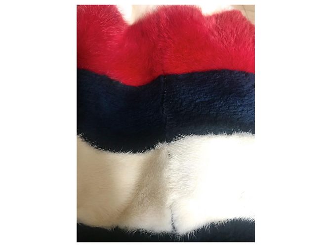 Autre Marque Zaino Iova in visone blu bianco rosso Multicolore - vista 7