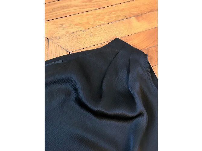 WON HUNDRED Tops T.Internacional XS Seda Negro - vista 2