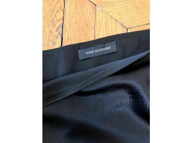 WON HUNDRED Tops T.Internacional XS Seda Negro - vista 3